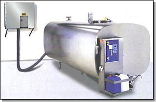 Танк-охладитель молока Etscheid закрытого типа горизонтальный KT